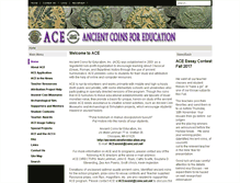 Tablet Screenshot of ancientcoinsforeducation.org